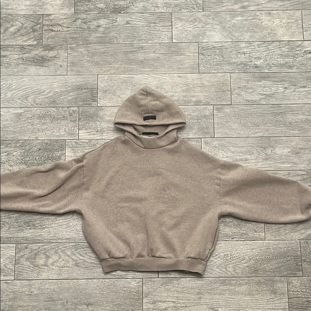 Men's Oatmeal Essential High Neck Sweater